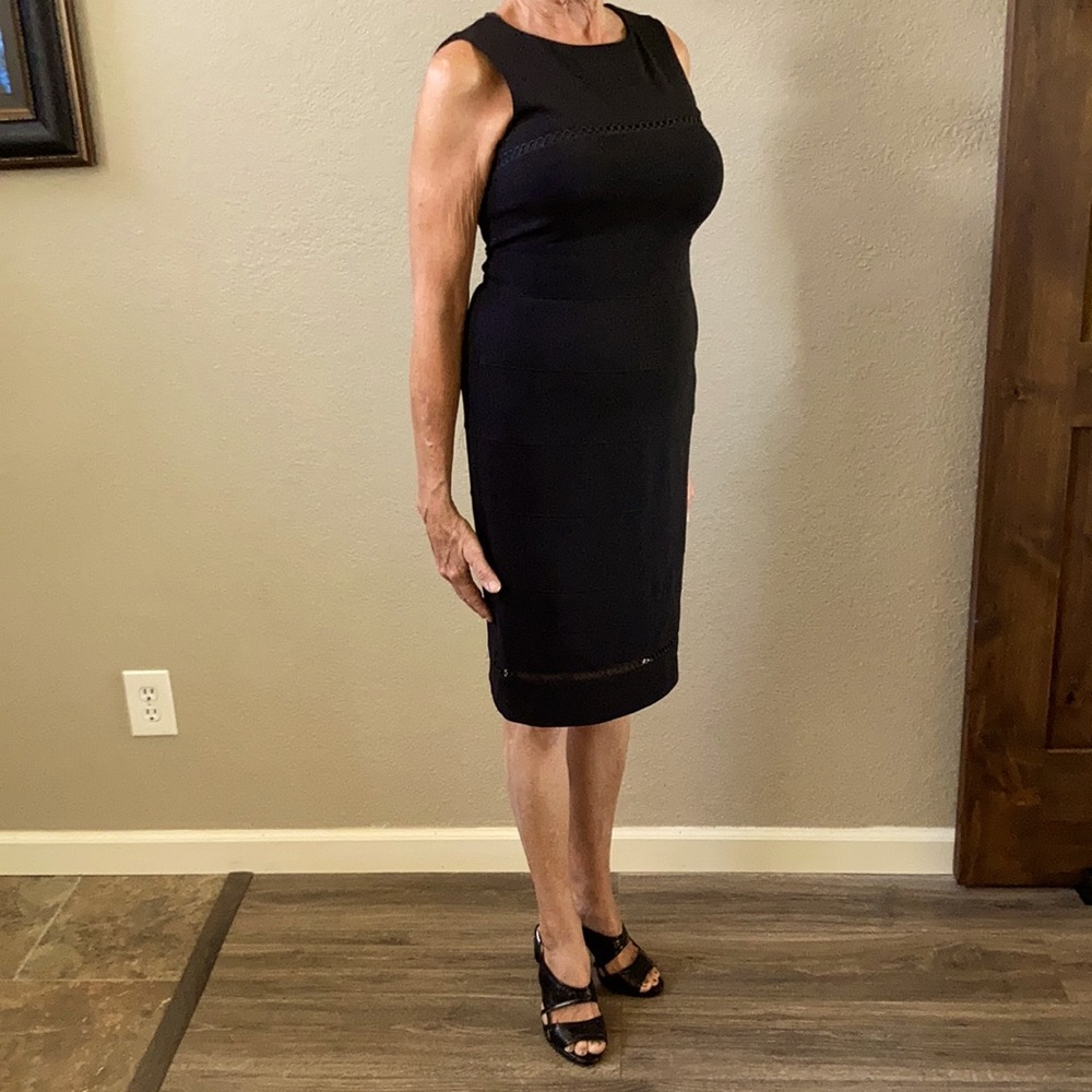 Tommy Hilfiger Black Fitted Dress Size 4
